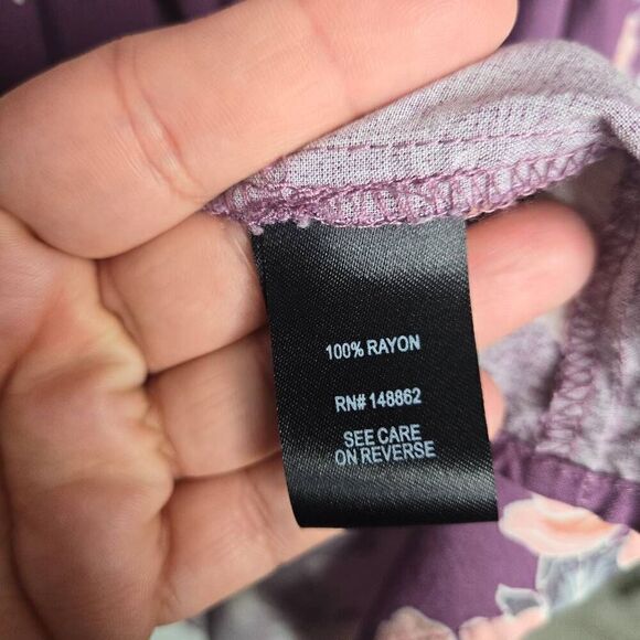 Torrid Boho Floral Mini Challis Off Shoulder Skater Dress Size 1 - Picture 7 of 7